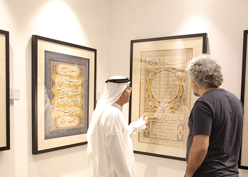 أبناء الدولة يتألقون في "دبي الدولي للخط العربي"