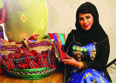 منى المهيري..إبداع يحاكي التراث