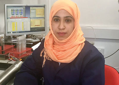 لطيفة.. تضع مشروعاً علمياً يزيد إنتاج النفط